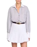 Sandro Oversized Striped Shirt