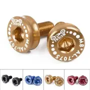 Spare Crank Bolts Parts Tool Crankset 2 Pcs Bicycle Cycling Bottom Bracket 8MM