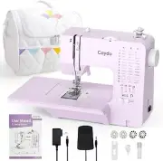 Sewing Machine for Beginners, Electric Mini Sewing Machine with 38 Stitches.