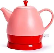 Electric Ceramic Tea Kettle Detachable Swivel Base Boil Dry Protection Auto Shut Off 1l 1350w Hot Water Dispensers for Kitchen Home Brew Coffee Tea Cereal Macaroni (B) lofty ambition KeYJ