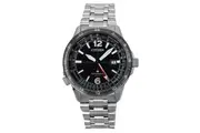 Citizen Promaster Air GMT Stainless Steel Black Dial Automatic NB6046-59E 200M Men's Pilot Watch