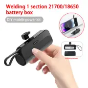 Portable Charger Case Ultra Compact Power Bank Battery Pack DIY For iPhone