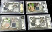 Lot (4) 2021 Topps Museum & Tribute Fernando Tatis Manny Machado Dual RELIC BGS