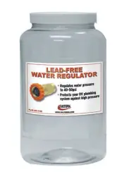 Valterra EMPTY JAR W/LABEL - WATER REGULATOR J0112