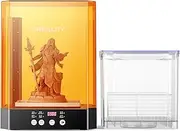 Creality Wash and Cure Station UW-03 2 in 1 Machine Resin 3D Printer Upgraded 405nm UV Curing Rotary Box Bucket for LCD/DLP/SLA Size 8.26x6.29x7.87in