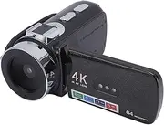 Video Camera, 4K 64MP Ultra HD Camcorder, 3 Inch Flip Screen WiFi Vlogging Camera Recorder with 28X Digital Zoom, IR Night Vision, 4800mAh Battery for YouTube