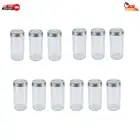 12 Pcs Canning Jars 1000ml Empty Glass Spice Preserve Bottles Storage Clear Lid