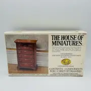 House of Miniatures Chippendale Chest of Drawers 1:12 Dollhouse 40066