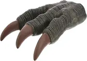 [DEARMAMY] Dinosaur Claw Mold Halloween Party Supplies Cosplay Paw Animal Gloves Cosplay Claws Toys Velociraptor Costume Velociraptor Paw Dino Mask Puppets Velociraptor Claw Grey Plastic