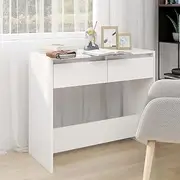 Console Table, Entryway Table for Living Room, Hallway White 89x41x76.5 cm Engineered Wood