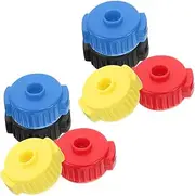 Kisangel 8pcs Drum Cymbal Nuts: Plastic Quick Release Cymbal Nut Percussion Drum Replacement Kits for Installation Maintenance Accessories