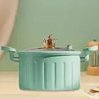 Pressure Pot Double Ear Stewing 8L Time Saving Slow Cooking Pot Non Stick