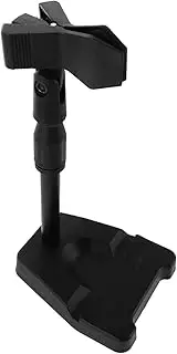 MINAOLULUS Rotating Tabletop Microphone Stand With Clamp: Stable And Durable Desk Mic Holder For Interviews Conferences And Recording - No Tools Required