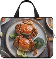 Laptop Case Sleeve Shockproof Computer Carrying Bag Delicious Food Laptop Bag Tote Lightweight Notebook Case Cover Traveling Briefcase Handle Bags for Travel Business 13inch