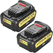 2 Pack 6.0Ah for Dewalt 18v Battery XR DCB184-XE DCB185 DCB115 DCF885 DCD796 DCD996