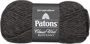 Bulk Buy: Patons Classic Wool Roving Yarn (6-Pack) Dark Grey 241077-77040