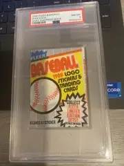 1989 Fleer Wax Pack PSA 8 Gary Sheffield - Back POP 3! None Graded Higher