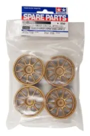 Tamiya 300051022 1:10 Rims Subaru Impreza, 4, 24.5 mm, Gold