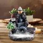 Resin Waterfall Backflow Incense Burner Holder Zen Decor for Sandalwood