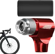 Rurunklee Cycling Pump Replacement Head - Air Pump Adapter,Flexible Inflator Hose Adapter, Sturdy Pump Head Nozzle Hose Adapter Connector for Standard Pump, Air Compressor