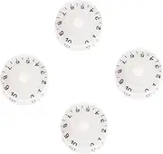 SWOOMEY 4pcs Guitar Volume Knobs Durable Potentiometer Caps for Electric Guitars Basses Wear Resistant Control Knobs for Sound Equipment Premium Quality
