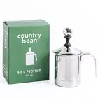 Country Bean Stainless Steel Milk Frother,For Hot&Cold Coffee, Coffee Foam Maker