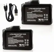 7.4V 2200mAh/3500mAh/5000mAh Li-Polymer Rechargeable Batteries for Battery Operated Heated Gloves Mittens Liners, Heated Socks (3500mAh)