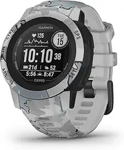 Garmin Instinct 2S, Smaller Rugged GPS Smartwatch, Built-in Sports Apps and Health Monitoring, Ultratough Design Features, Mist Camo