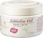 Australian Creams Lanolin Oil Night Moisturising Cream 250 g