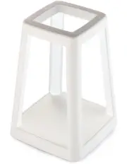 [Lexon] Lantern Portable Lamp With Built-In Wireless Charger in White