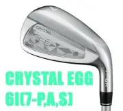 PRGR CRYSTAL egg 2025 Ladies Iron set 7-9,PAS / Genuine carbon Crystal L