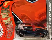 Hot Wheels Garage #7/22 Corvette Stingray Concept Blue Metal