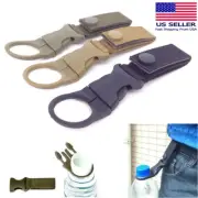 Water Bottle Molle Tactical Carabiner Backpack Belt Quickdraw EDC Nylon Clip