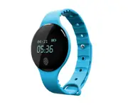 Smart watch Bluetooth step motion bracelet with large screen - BLUE
