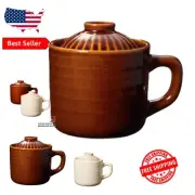 Versatile Japanese Donabe Mug - 550ml Microwave Rice Cooker in Random Colors
