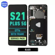 Samsung Galaxy S21 Plus OEM LCD Replacement Screen With Black Frame