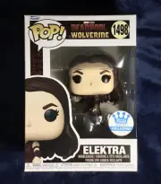 Funko Pop! Elektra with Sai (Metallic) #1498 Funko Exclusive + Protector