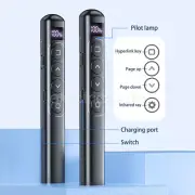 LCD Wireless USB Powerpoint Presentation PPT Flip Pen Laser Pointer Clicker US