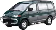 Aoshima Bunka Kyozai 1/24 The Model Car Series No.96 Mitsubishi PE8W Delica Space Gear 1996 Plastic Model