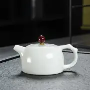 White Porcelain Teapot Suet Jade Xishi Pot Ceramic Tea Maker Small Single Pot