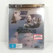 The Fate Of The Furious 4K UHD Blu-Ray 2 Disc Set New Sealed