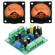 HiFi Assembled VU Level Meter Driver Board + 2PC Audio VU DB Meter