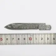 Army Pocket Knife Blanks Damascus Steel Blank Blade Replacement Multi Function