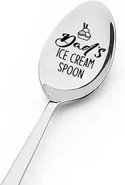 Daddy Fathers Day Presents for Dad Ice Cream Spoon Gifts for Daddy Birthday Gifts for Father from Daughter Son Ice Cream Lovers Gifts for Men Dad Retirement Gifts Spoons