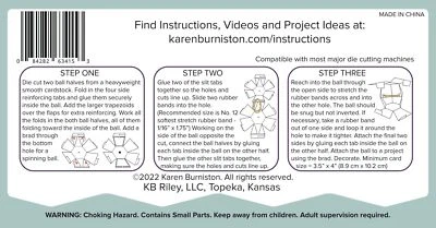 Karen Burniston Dies-Mini Ball Pop-Up