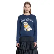 [VALENTINO] VALENTINO WOMAN BLUE SWEATSHIRTS Blue