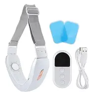 V Face Electric Double Chin Device,Intelligent Electric Device for V Face - Microcurrent Facial Massager Lift Belt for Rejuvenates Skin, Contours Cheeks, Tightens Jawline