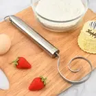 Seamless Danish Dough Whisk Manual Kitchen Accessories Blender Bread Whisk Dutch