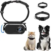 Pet Collar Camera, HD Pet Camera,Mini Camera for Video Records Dog for pet (black)