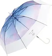 ワールドパーティー(Wpc.) [2025] Wpc. [Vinyl Umbrella] Earth Shop x Wpc. Sky Blue Umbrella, Pink, Long Umbrella, Rain Umbrella, Ribs, 23.6 inches (60 cm), Large, Commuting to Work or School, Travel, Stylish, Cute, Women's,